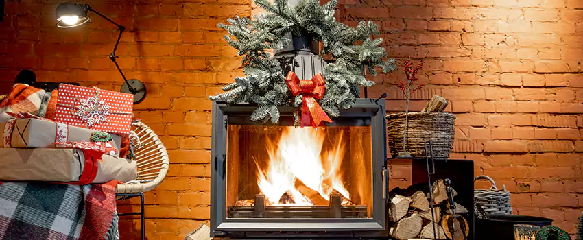 Travis Industries Linear Gas Fireplace Installation in Elmhurst, Illinois