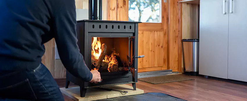 Open Hearth Wood Fireplace Installation in Elmhurst, IL
